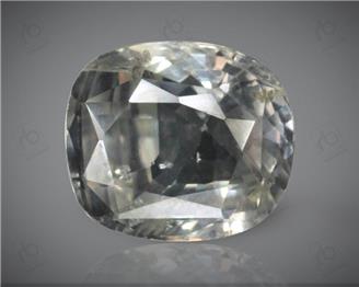 Natural Unheated & Untreated Certified White Sapphire  3.45 carats - DIN 89135